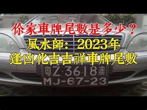 幸運車牌數字